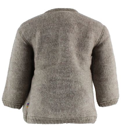 Joha Cardigan - Ull - Ljósbrúnt