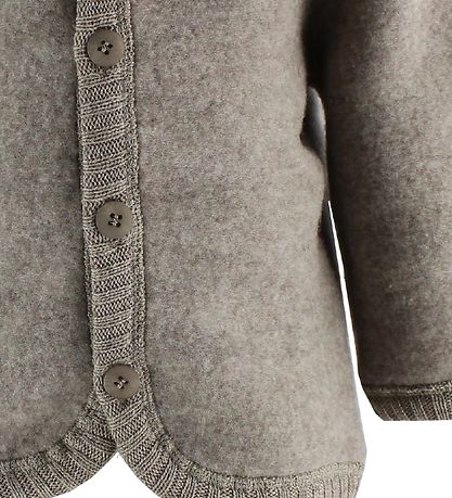 Joha Cardigan - Ull - Ljósbrúnt