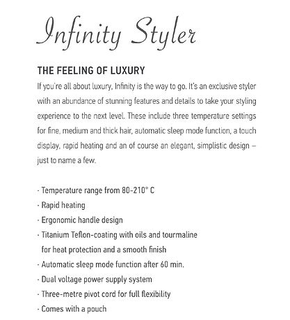 HH Simonsen Infinity Styler - Svart