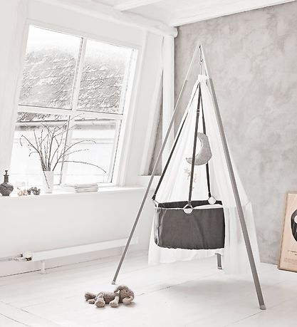 Leander Canopy - Crib - White