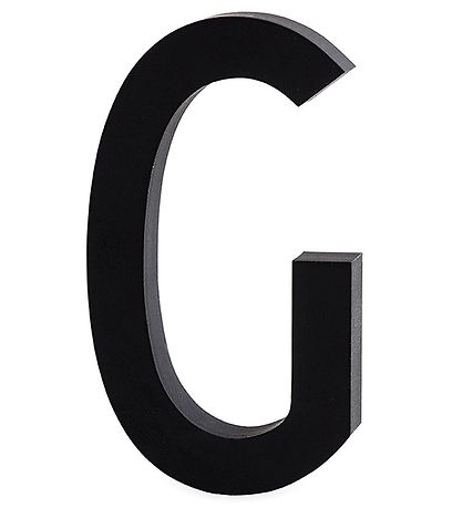 Design Letters AI Letter - G - Black