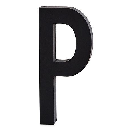 Design Letters Alu-Buchstaben - P - Schwarz