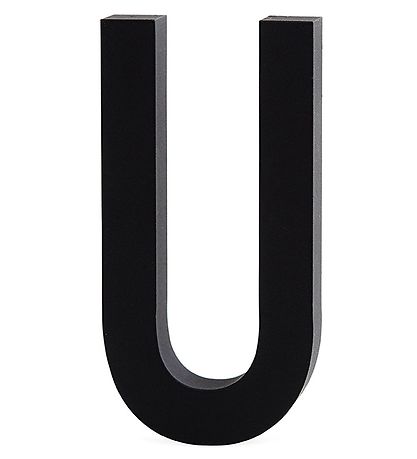 Design Letters Alu-Buchstaben - U - Schwarz