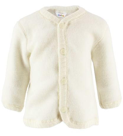 Joha Cardigan - Ull - Fílabeinshvítt