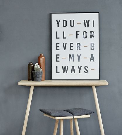 I Love My Type Poster - A3 - Just My Type - Liningever Always