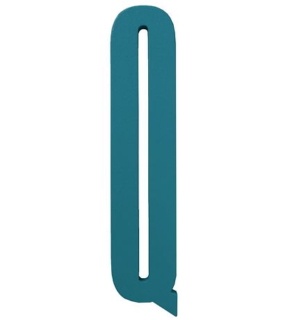 Design Letters Träbokstäver - Q - Turkos