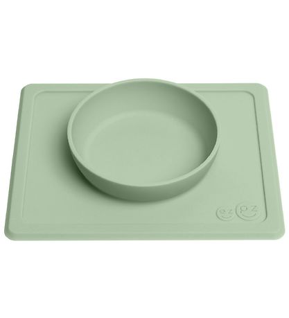 EzPz Happy Mini Bowl - Silikon - Mattgrün
