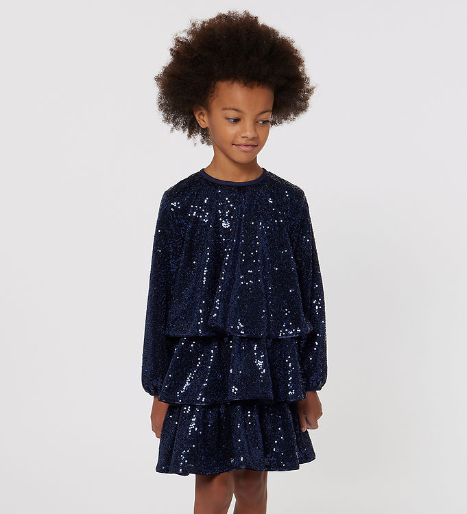 Billieblush Jurk Royal Blue Pailletten Bestel Nu KW BE