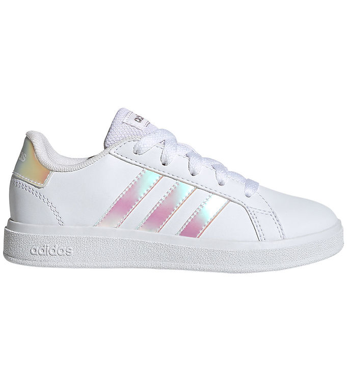 Adidas grand court k pink online