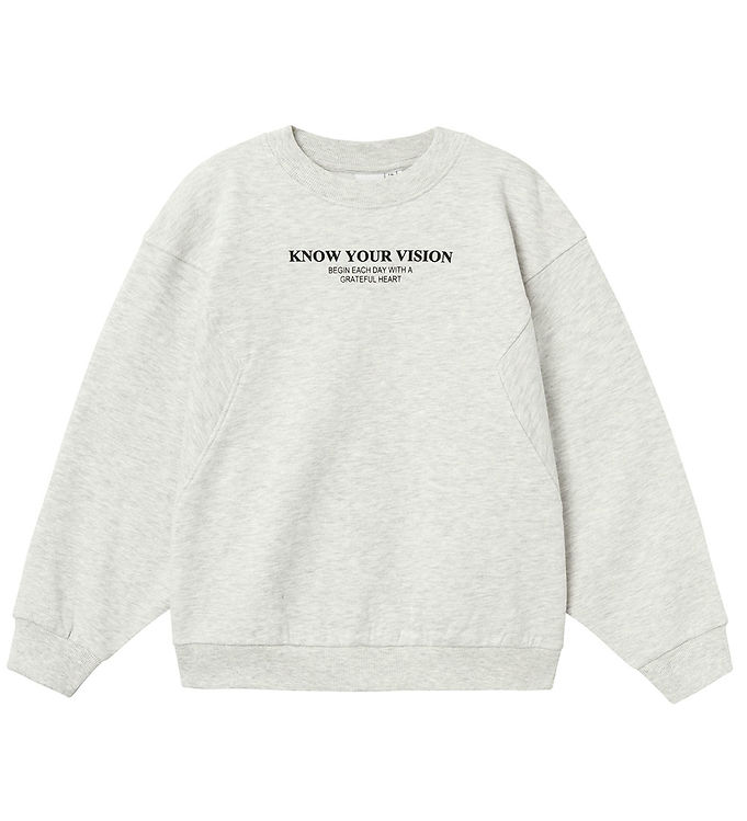 Name It Sweatee Shirt Nkfnakonni Light Grey Melange