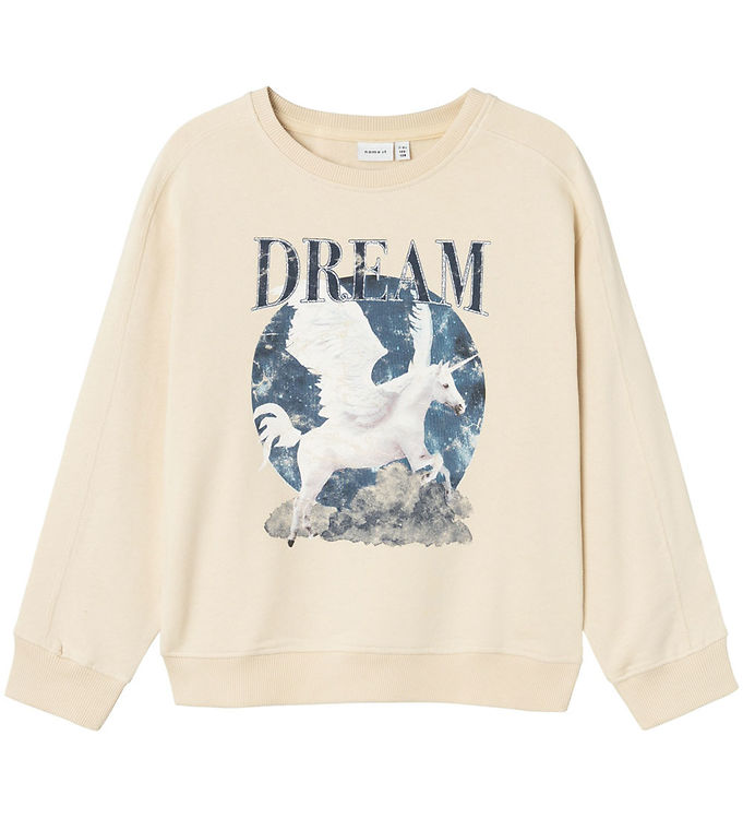 Name It Sweatee Shirt Nkfoldet Summer Sand M. Glitter