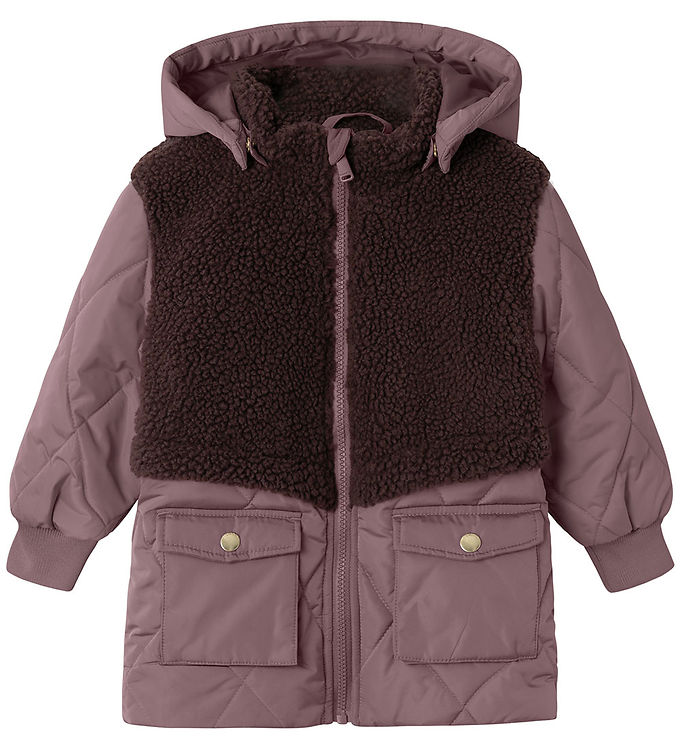 Name It Vadderad Jacka M. Teddyfleece Nmfmika Grape Shake