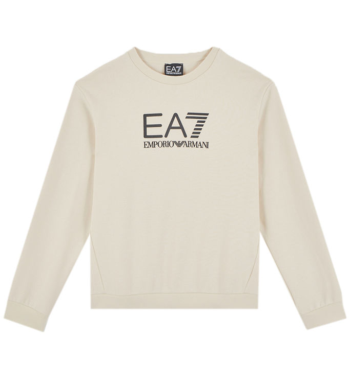Ea7 white sweatshirt outlet