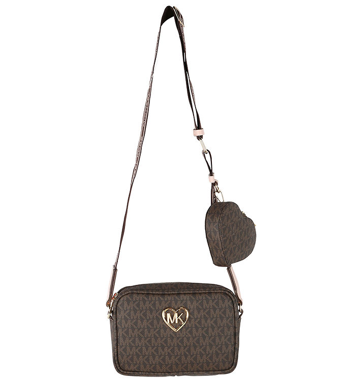 Michael Kors Axelvaska M. Plånbok Brun M. Guld