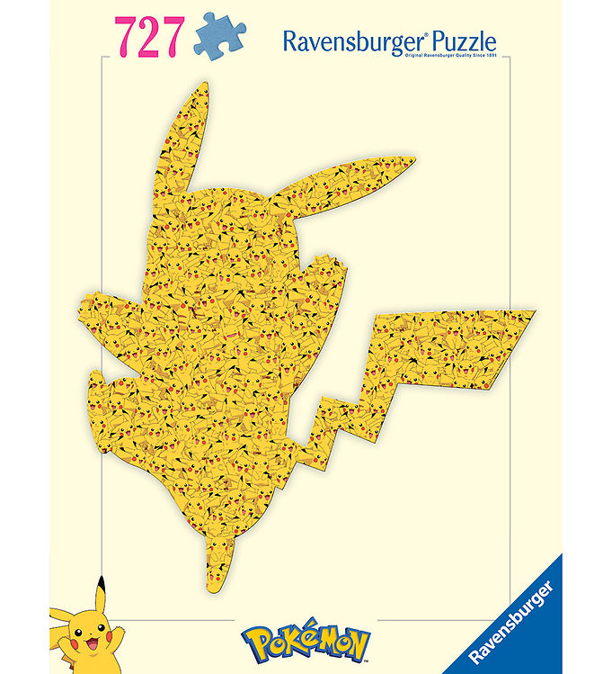 Ravensburger Pussel 727 Delar Pokémon Formad Pikachu