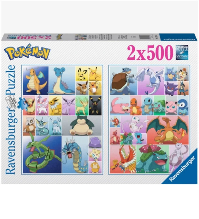 Ravensburger Pussel 2x500 Delar Pokémon Samling