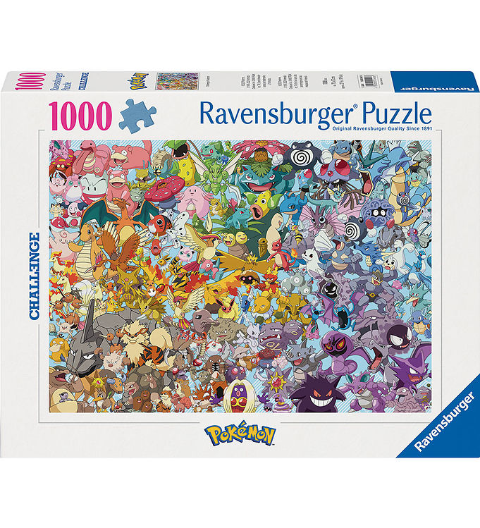 Ravensburger Pussel 1000 Delar Utmaning Pokémon