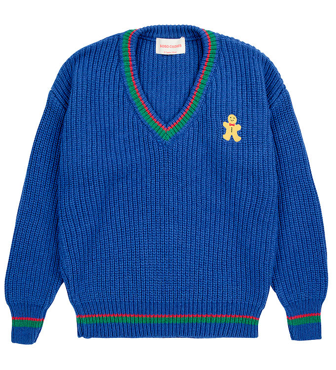 Bobo Choses Tröja Stickad Pepparkakor Blue
