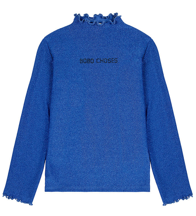 Bobo Choses Tröja Turtle Hals Marinblå Blue M. Glitter