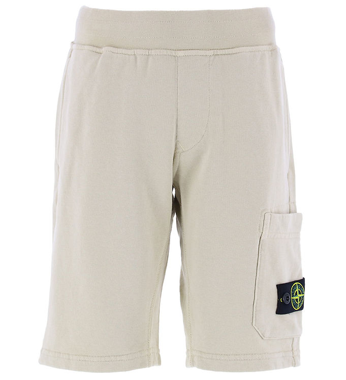 Stone Island Sweatshorts Sand M. Logo