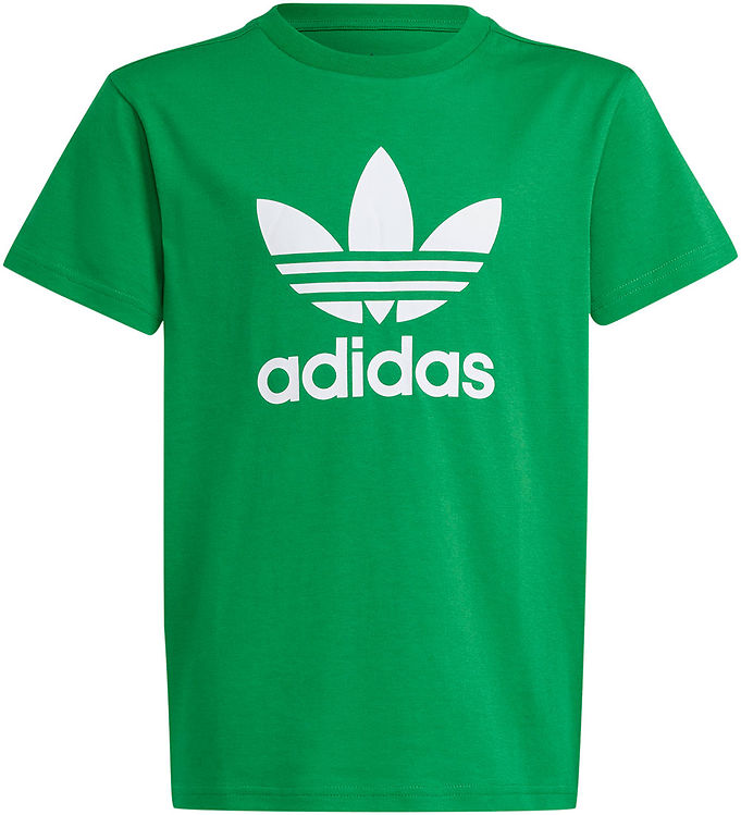 Adidas Originals T Shirt Trefoil Grön