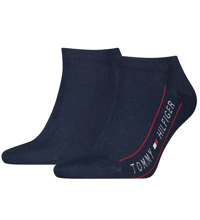 Tommy Hilfiger Ankelstrumpor 2 Pack Marinblå