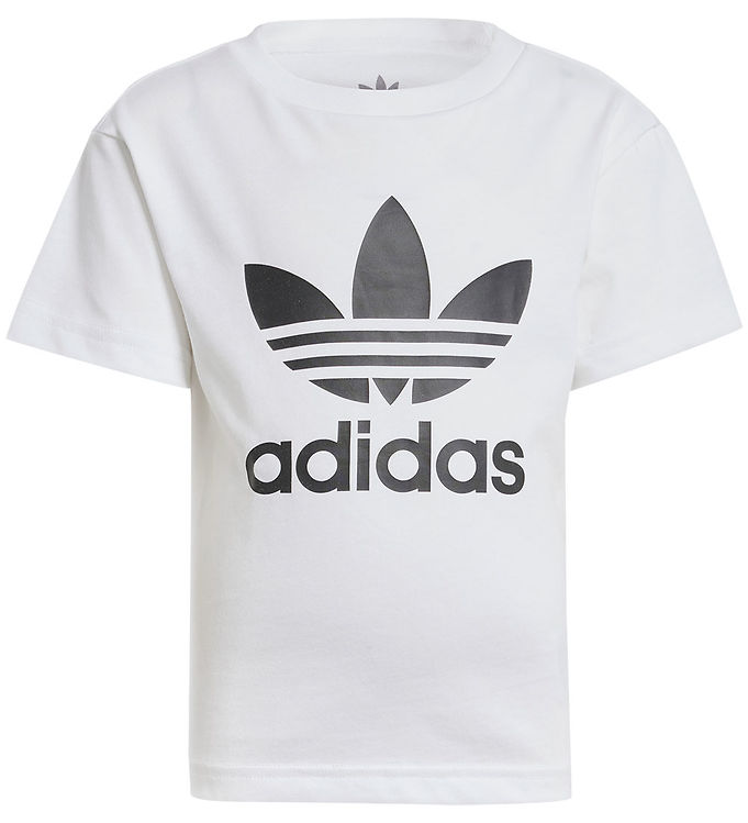 Adidas Originals T Shirt Trefoil White