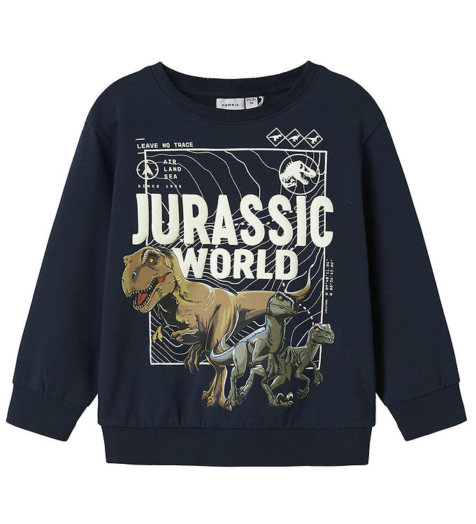 Name It Sweatee Shirt Nmmför Jurassic Marinblå Blazer