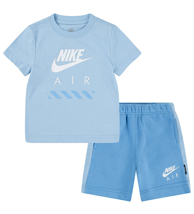 Nike Shortsset T Shirt/shorts Universitet Blue