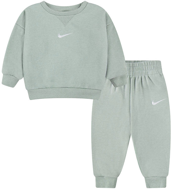 Nike Sweatset Sweatee Shirt/sweatpants Mica Green Heather