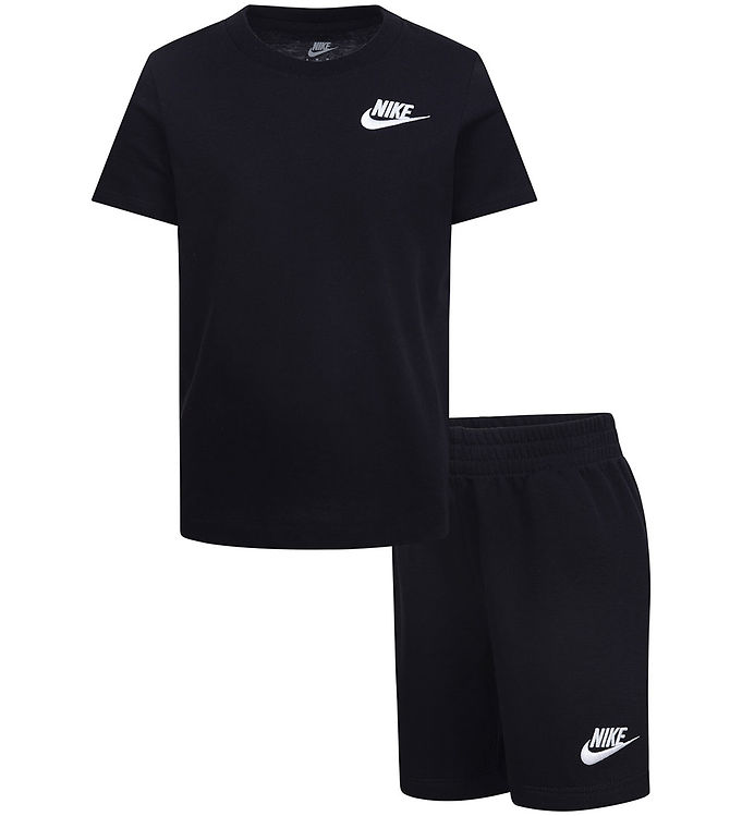 Nike Shortsset T Shirt/shorts Svart/vit