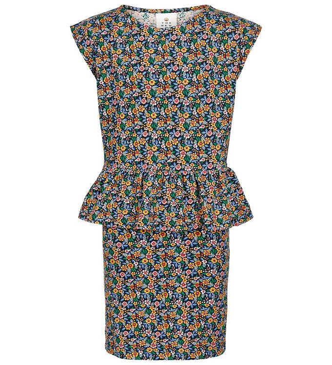 The New Klanning Ully Marinblå Blazer M. Blommor