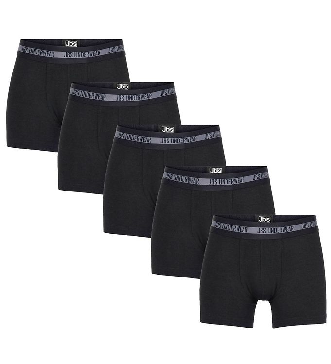 JBS Boxers - 5-pack - Bamboo - Black » Always Cheap Shipping