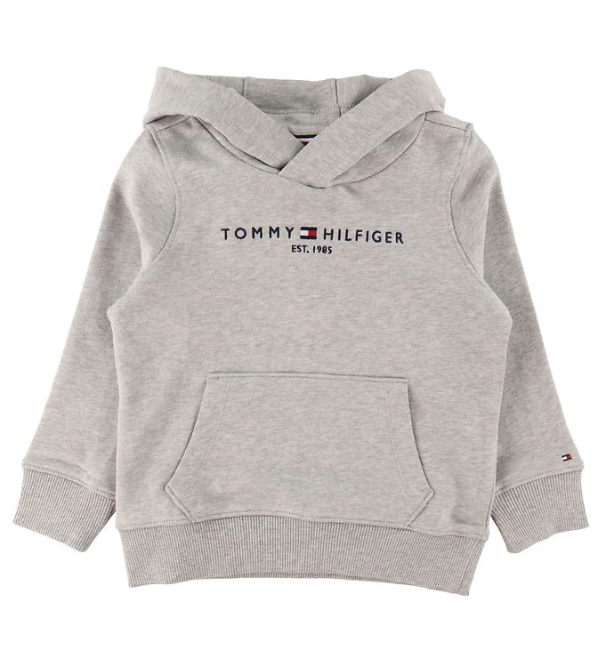 Peep fordel interview Tommy Hilfiger Hoodie - Essential - Organic - Grey Melange