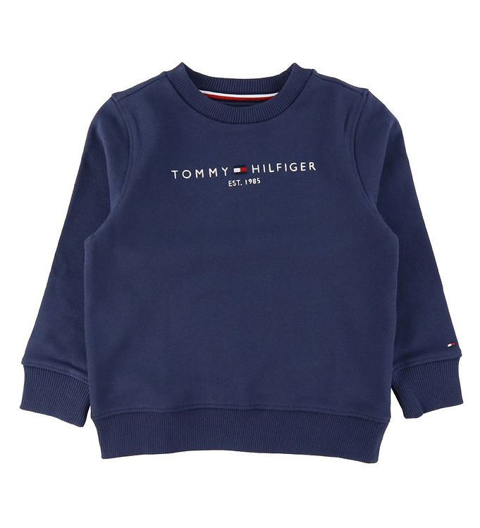 Tommy Hilfiger Sweatshirt - Essential Twilight Organic - - Navy