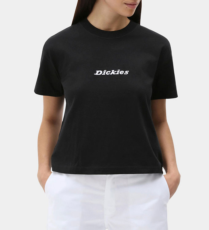 Dickies T Shirt Cropped Loretto Svart
