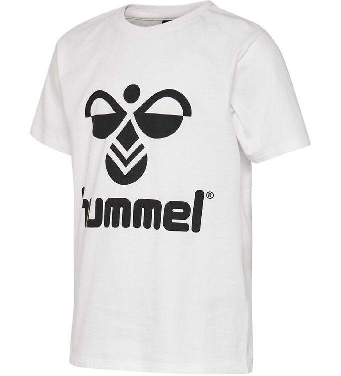 hummel GO KIDS COTTON LOGO T-SHIRT S/S - WHITE