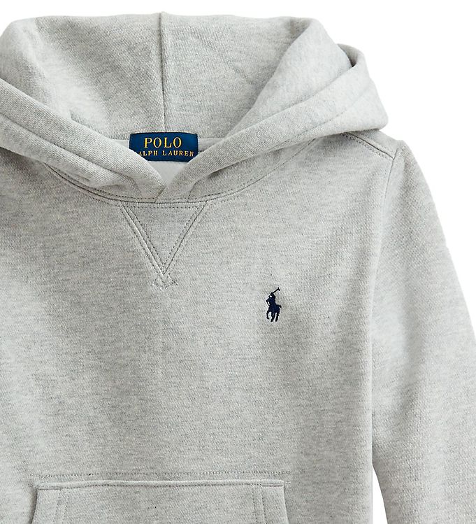 Polo Ralph Lauren Hoodie - Classic - Grey Melange » Kids Fashion