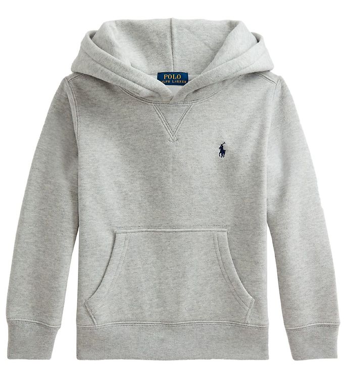 Polo Ralph Lauren Hoodie - Classic - Grey Melange » Kids Fashion