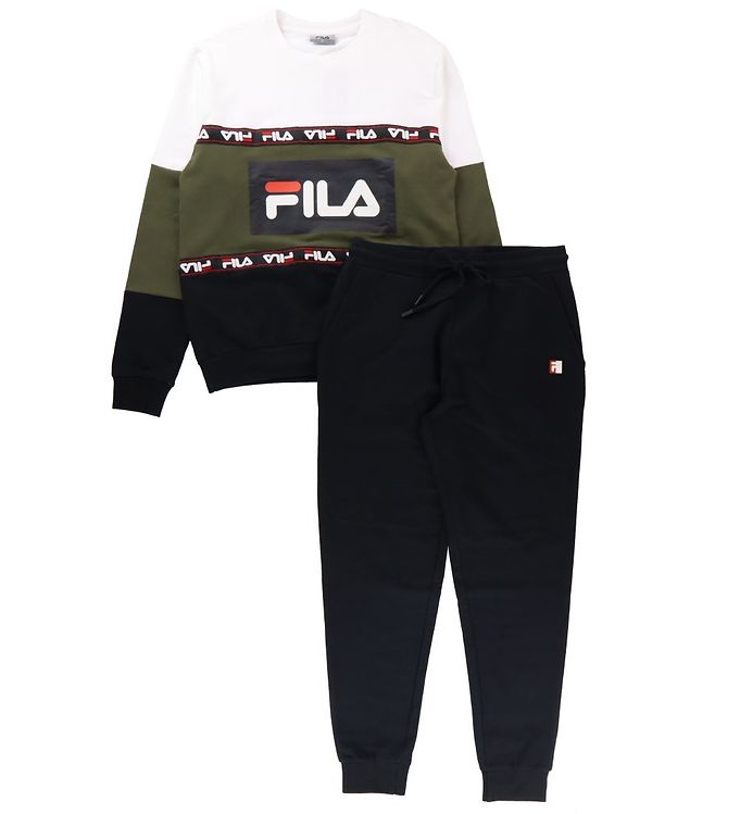 Fila Pyjama Set - Black/white » Always Cheap Shipping