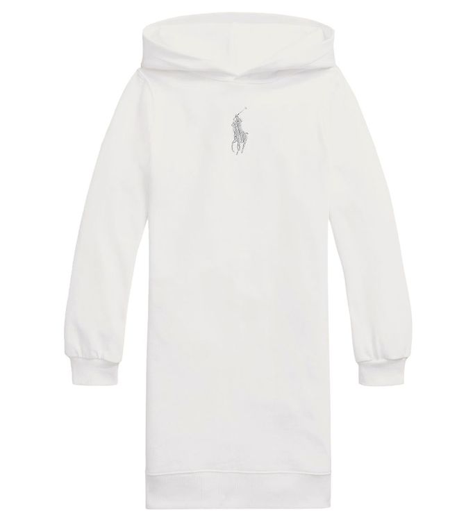 Polo Ralph Lauren Dress w. Hood - Classic - White » Kids Fashion