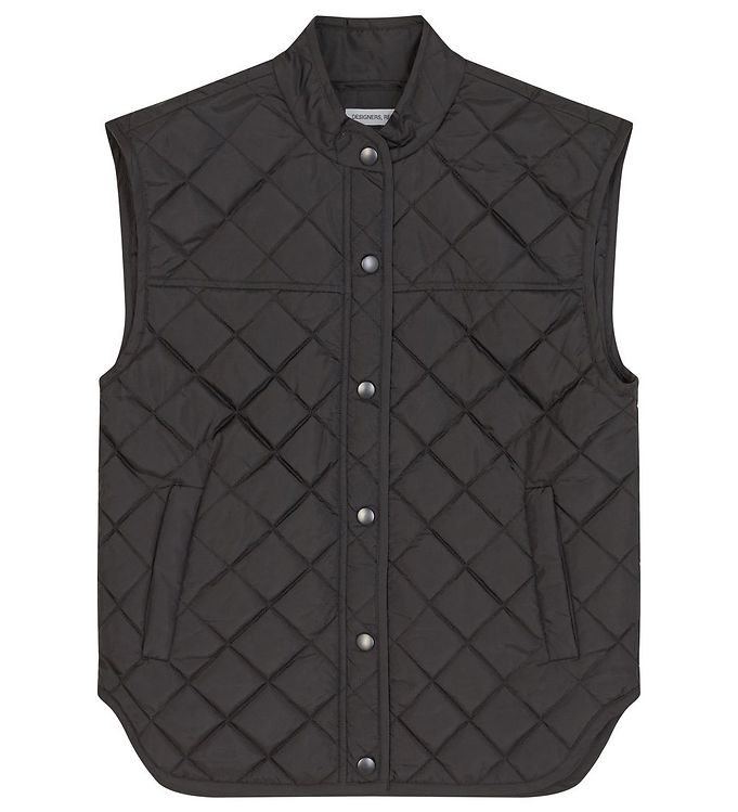 Designers Remix Padded Gilet - Braga - Black » Fast Shipping