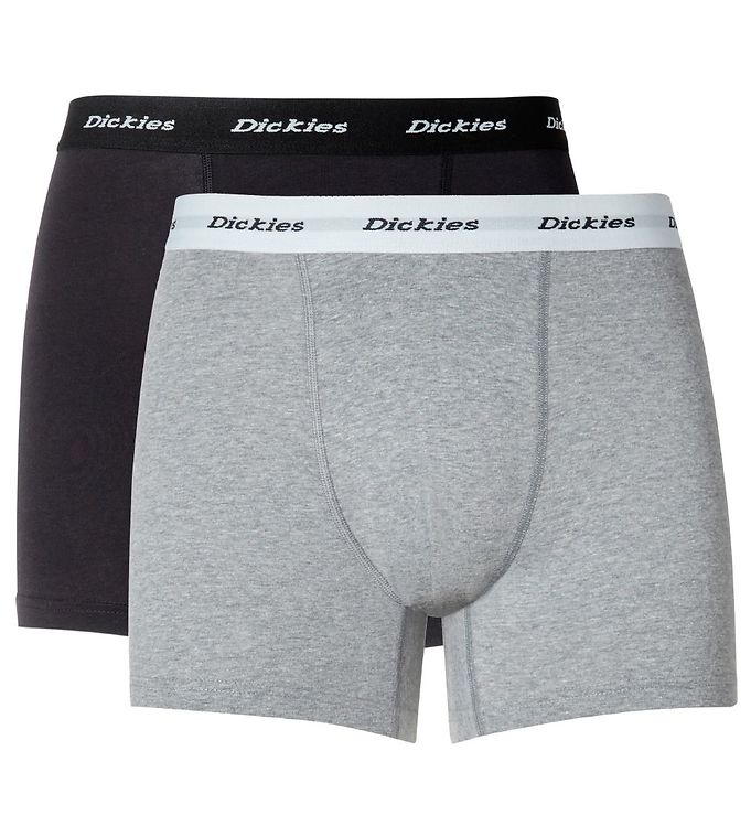 Dickies Boxers 2 Pack Grey Melange Black KW CZ