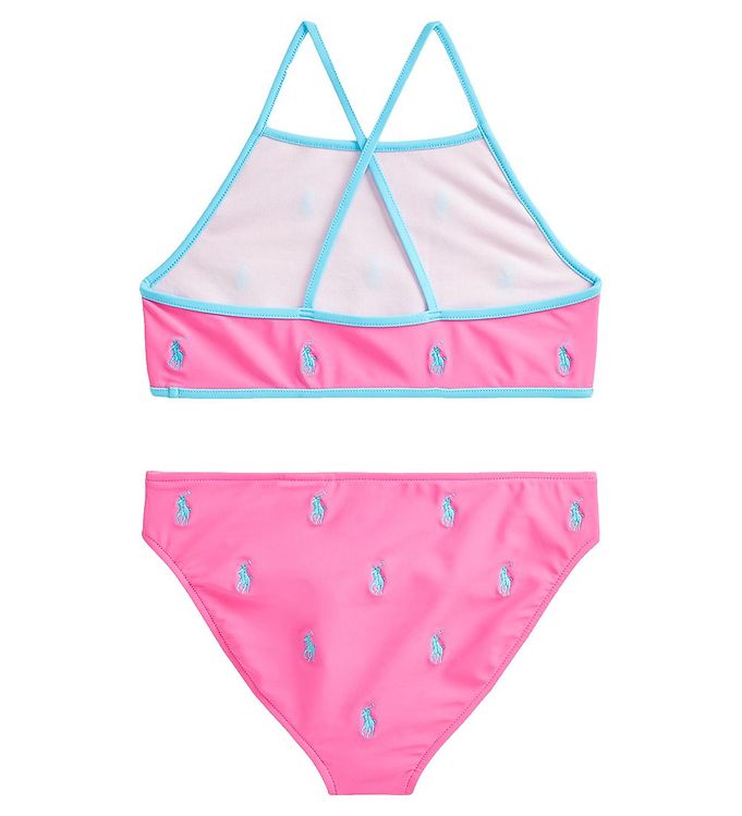 Polo Ralph Lauren Bikini - Pink w. Light Blue » Cheap Shipping
