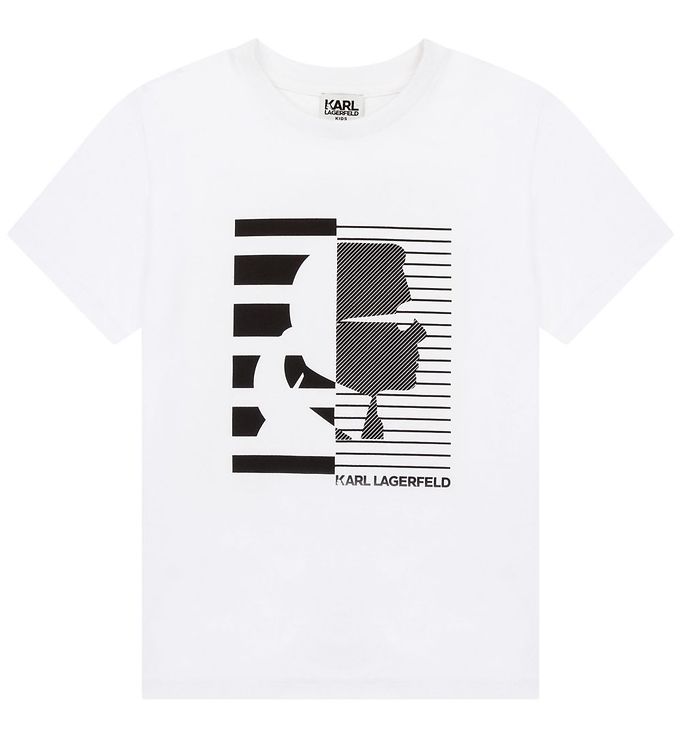 Karl Lagerfeld T-shirt - White Prompt Shipping