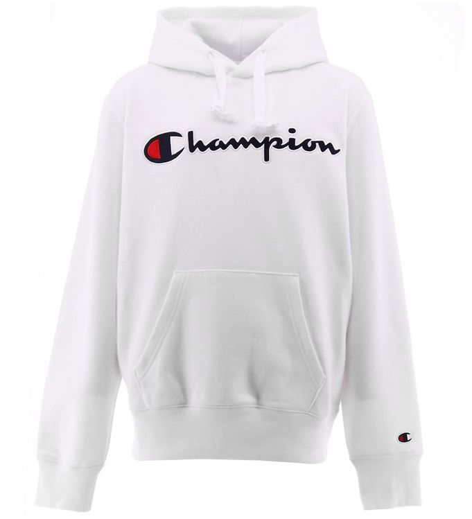 Champion Fashion Hoodie - White with Logo ASAP Shipping