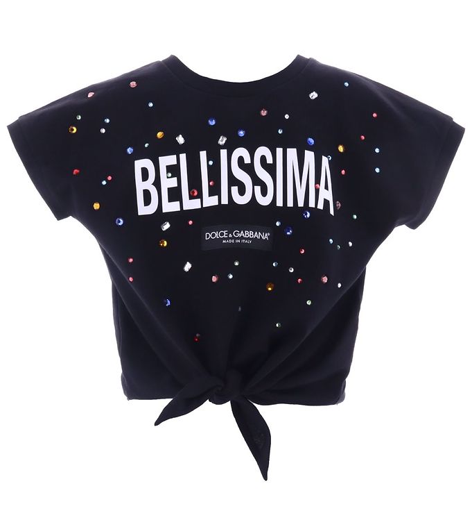 Dolce & Gabbana T Shirt Light Svart M. Prickar