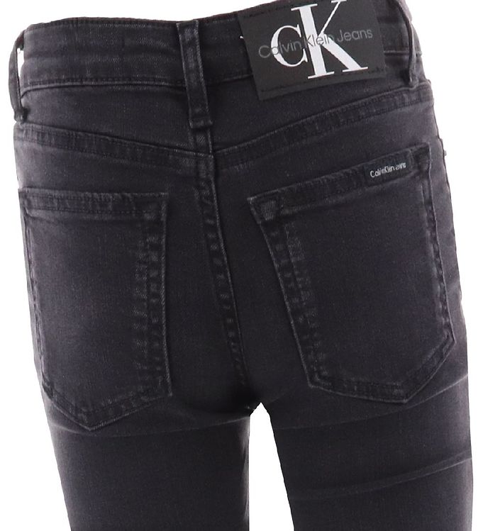 Calvin Klein Jeans - Stretch Split Hem - Soft Black