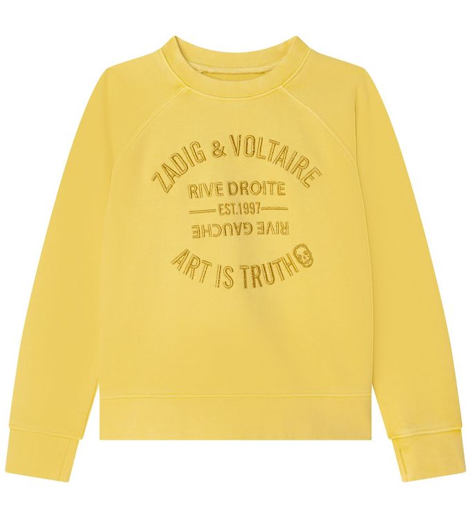 Zadig & Sweatshirt - Sun w. Gold » Fast Shipping