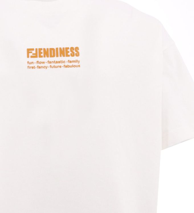 Fendi T shirt White w. Orange Prompt Shipping Kids Fashion